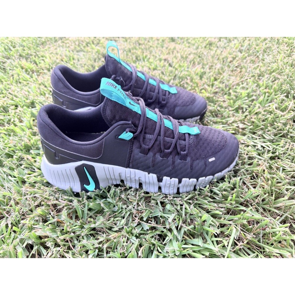 Nike Free Metcon 5 Mens US 11 Black Mica Green Clear Jade Trainers DV3949 004 - Picture 3 of 11